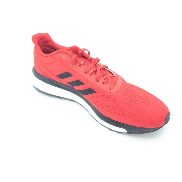 Adidas mens boost athletic shoes Red black lace up - Picture 5 of 8